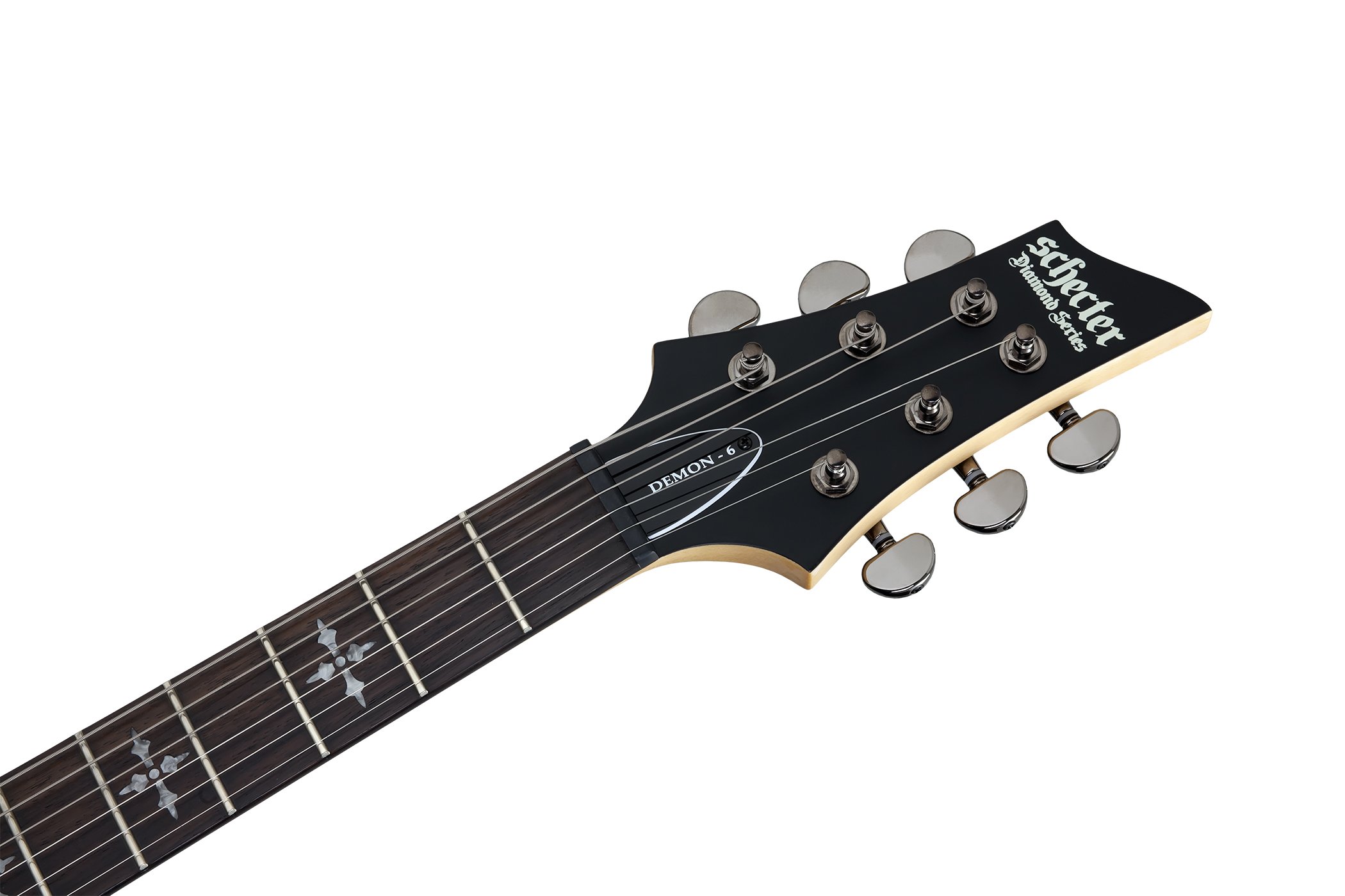 Schecter Demon-6 Electric Guitar - Satin Black : Amazon.in